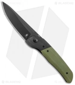 Kizer Arsenyan In-Yan Liner Lock Knife Green G-10 (3.9" Black) V4573