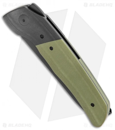 Kizer Arsenyan In-Yan Liner Lock Knife Green G-10 (3.9" Black) V4573 - Image 2