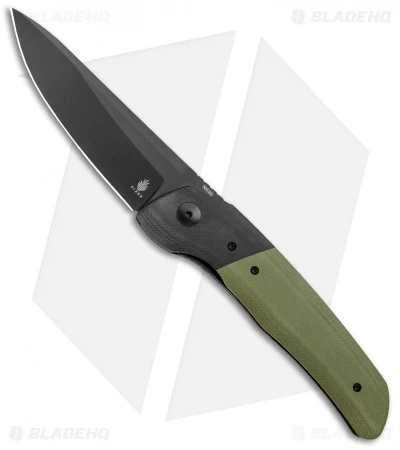 Kizer Arsenyan In-Yan Liner Lock Knife Green G-10 (3.9" Black) V4573