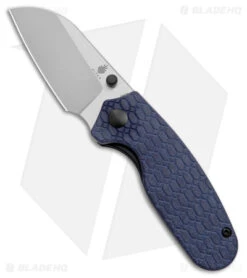 Kizer Azo Towser S Liner Lock Knife Blue Richlite (3" Satin)