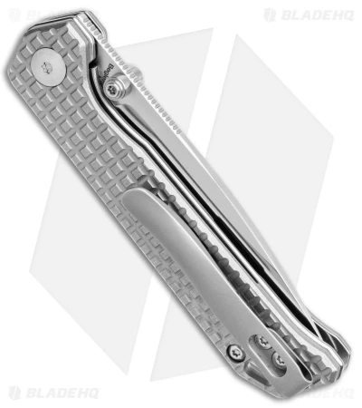 Kizer Azo Vanguard Begleiter Mini Liner Lock Knife Titanium (3" Satin) - Image 3