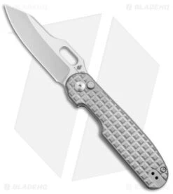 Kizer Cormorant Button Lock Knife Titanium (3.15" Satin 20CV) Ki4562A4
