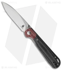 Kizer Cutlery Vanguard Azo PPY Liner Lock Knife Gray/Red Micarta (3.27" Satin)