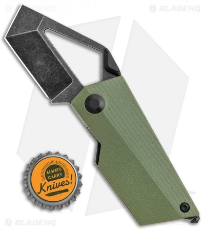 Kizer Cyber Blade Liner Lock Knife Green G-10 (2.1" Black) V2563 - Image 4