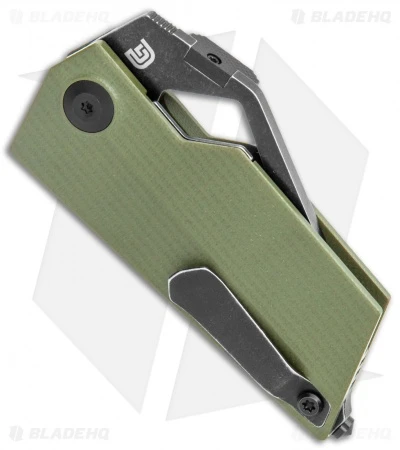 Kizer Cyber Blade Liner Lock Knife Green G-10 (2.1" Black) V2563 - Image 3