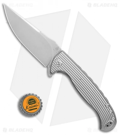 Kizer Diskin Toro Frame Lock Knife Titanium (3.8" Stonewash) Ki4503 - Image 4