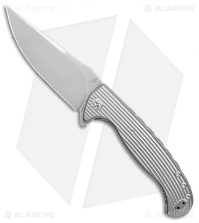 Kizer Diskin Toro Frame Lock Knife Titanium (3.8" Stonewash) Ki4503