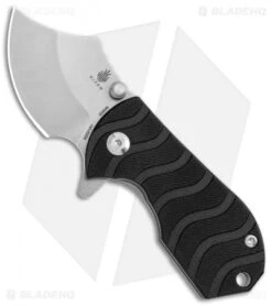 Kizer Flip Shank Frame Lock Knife Black G-10 (2" Stonewash) Ki2521A1
