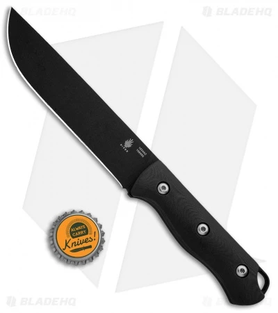 Kizer GTI Bush Fixed Blade Knife Black G-10 (5" Black) 1034A1 - Image 4