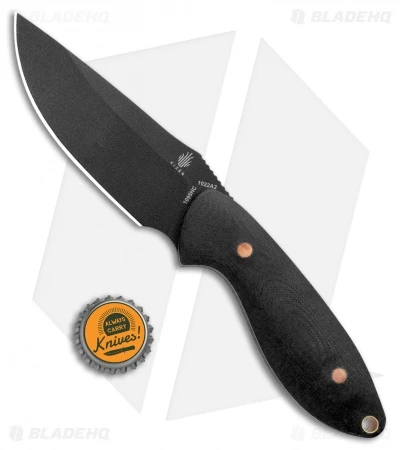Kizer Garza Sequoia Fixed Blade Knife Black G-10 (3.78" Black) 1022A1 - Image 4