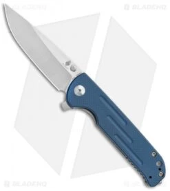 Kizer Justice Liner Lock Flipper Knife Blue G-10 (3.75" Satin) V4543C2