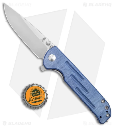 Kizer Justice Liner Lock Flipper Knife Denim Micarta (3.75" N690 Satin) - Image 5