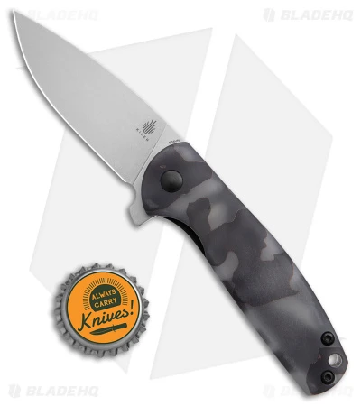 Kizer Laconico Gemini Liner Lock Knife Raffir (3.1" Stonewash S35VN) - Image 5