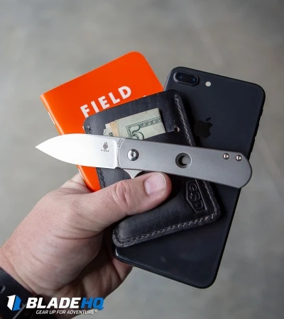 Kizer Laconico Yorkie Frame Lock Flipper Knife Hole Titanium (2.57" SW) Ki3525A1 - Image 5
