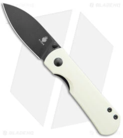 Kizer Laconico Yorkie Liner Lock Knife Ivory G-10 (2.5" Black )