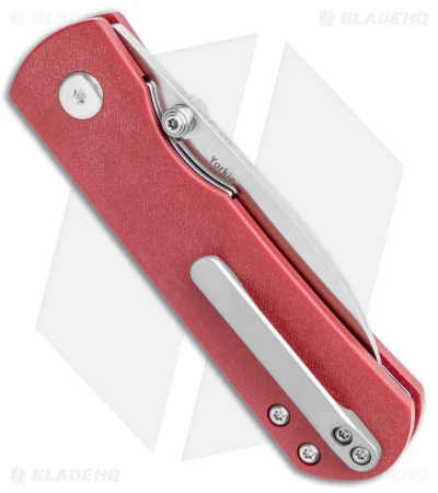 Kizer Laconico Yorkie Liner Lock Knife Red Micarta (2.5" SW) - Image 3