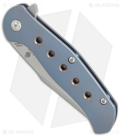 Kizer Lancer 2 Frame Lock Knife Blue Titanium (3.3" Bead Blast) Ki4495 - Image 2