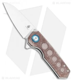 Kizer Lieb Liner Lock Knife Brown Micarta (2.32" Stonewash) V2541N3