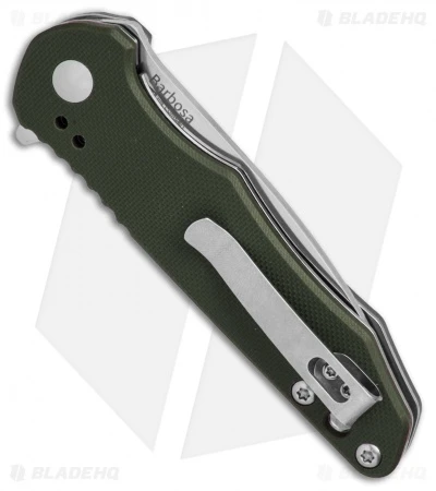 Kizer Mikkel Willumsen Barbosa Liner Lock Knife OD Green G10 (3" Satin) V3487N2 - Image 3