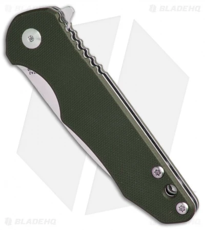 Kizer Mikkel Willumsen Barbosa Liner Lock Knife OD Green G10 (3" Satin) V3487N2 - Image 2