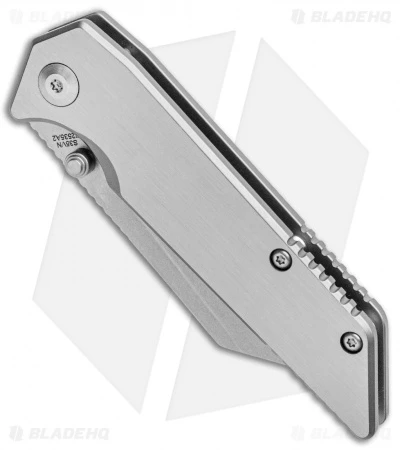 Kizer Pinkerton Fire Ant Frame Lock Knife Titanium (2.75" Stonewash) Ki2535A1 - Image 2