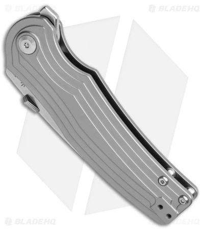 Kizer Pinkerton Inversion Frame Lock Knife Titanium (3.28" Stonewash) Ki4532 - Image 2