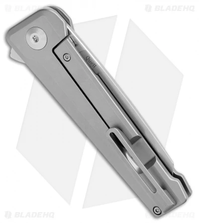 Kizer Quell Frame Lock Knife Titanium (3.125" Stonewash) Ki4530 - Image 3