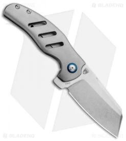 Kizer Sheepdog C01C Left-Handed Knife Titanium (3.25" Stonewash) Ki4488L1