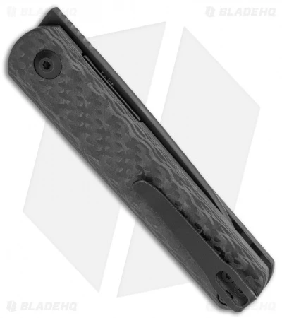 Kizer Vanguard Feist Front Flipper Knife Carbon Fiber (2.8" Black BD1N) - Image 3