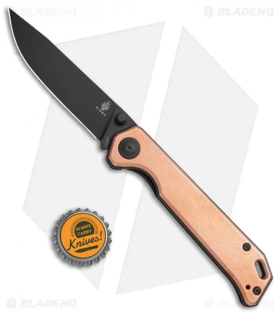 Kizer Vanguard Copper Begleiter Liner Lock Knife (3.5" Black) - Image 4