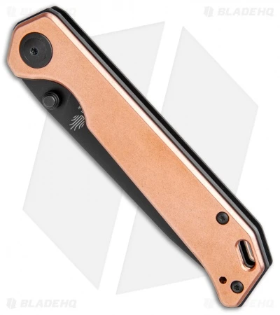 Kizer Vanguard Copper Begleiter Liner Lock Knife (3.5" Black) - Image 2