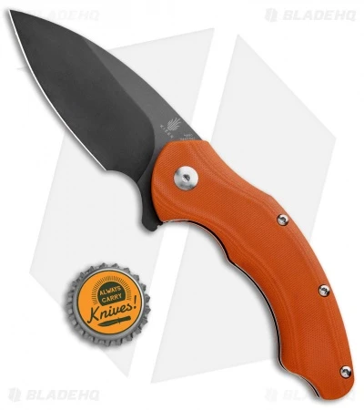 Kizer Vanguard Degnan Roach Flipper Orange G-10 (3.5" Gray N690) V4477N2 - Image 4