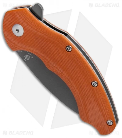 Kizer Vanguard Degnan Roach Flipper Orange G-10 (3.5" Gray N690) V4477N2 - Image 2