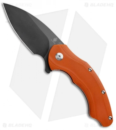 Kizer Vanguard Degnan Roach Flipper Orange G-10 (3.5" Gray N690) V4477N2