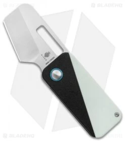 Kizer Walnut Slip Joint Knife Black/White G-10 (2" Stonewash) V2592N1