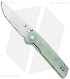 Kizer Vanguard Domin Mini Liner Lock Folding Knife Jade G-10 (2.9" SW) Bearings