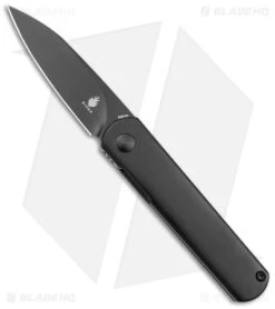 Kizer Feist Front Flipper Knife Black Titanium (2.8" Black) KI3499A5