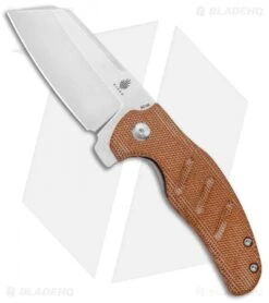 Kizer Vanguard Mini Sheepdog Knife Natural Micarta (2.6" Stonewash)
