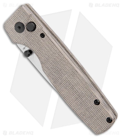 Kizer Vanguard Original XL Button Lock Knife Micarta (3" Satin 154CM) - Image 2