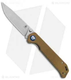 Kizer Azo Vanguard Series Begleiter Knife Brown G-10 (3.5" Stonewash) V4458A4