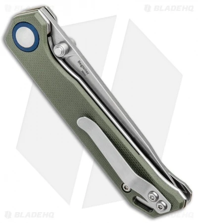Kizer Azo Vanguard Series Mini Begleiter Knife OD Green G-10 (2.8" Stonewash) - Image 3