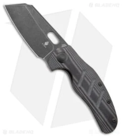 Kizer Vanguard Sheepdog XL C01C Liner Lock Knife Black Micarta (4" Black SW)