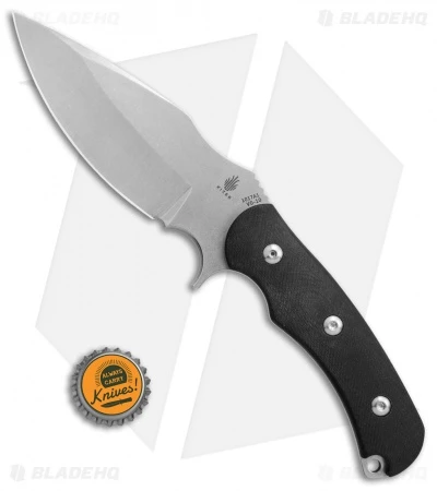 Kizer Willumsen Super Bad Drop Point Fixed Blade Black G-10 (4.75" SW) Ki1017A1 - Image 4