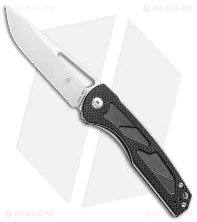 Kizer Yukon Liner Lock Knife Black (3.39" Stonewash) V4004