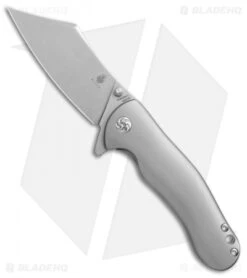 Kizer Zugang Frame Lock Knife Titanium (3.75" Stonewash) Ki4439A1