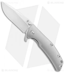 Kizer Cutlery Activ Bantam BB Frame Lock Knife Titanium (3" Stonewash) Ki3404A3