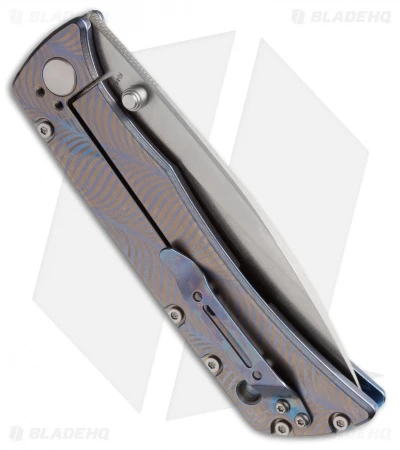 Kizer Cutlery Ki4424A2 Frame Lock Knife Titanium (4.25" Stonewash) - Image 2