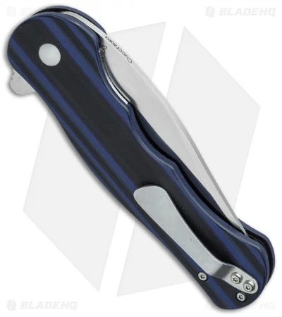 Kizer Vanguard Series Dorado Flipper Knife BlackBlue G-10 (3.5" Satin) V4455A2 - Image 3