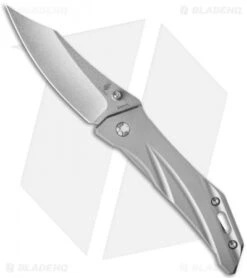 Kizer Aileon Frame Lock Knife Titanium (3.5" Stonewash) Ki3304B