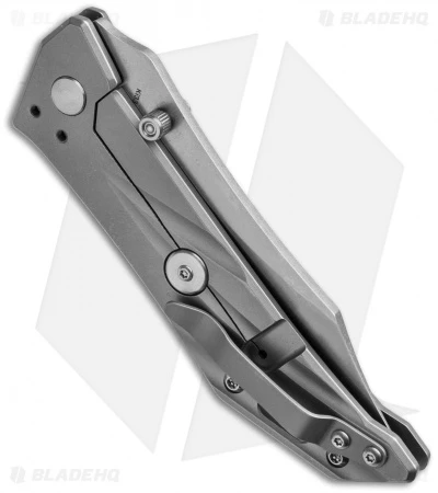 Kizer Aileon Frame Lock Knife Titanium (3.5" Stonewash) Ki3304B - Image 2